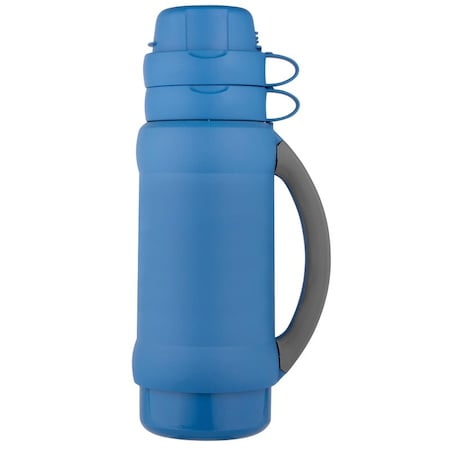 Thermos Add-A-Cup 35 oz Blue BPA Free Beverage Bottle 3410ATRI4
